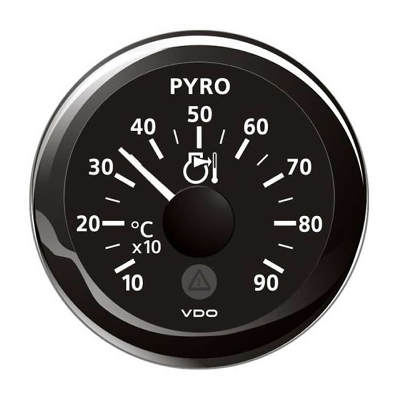 VDO ViewLine Pyrometer 900°C Black 52mm